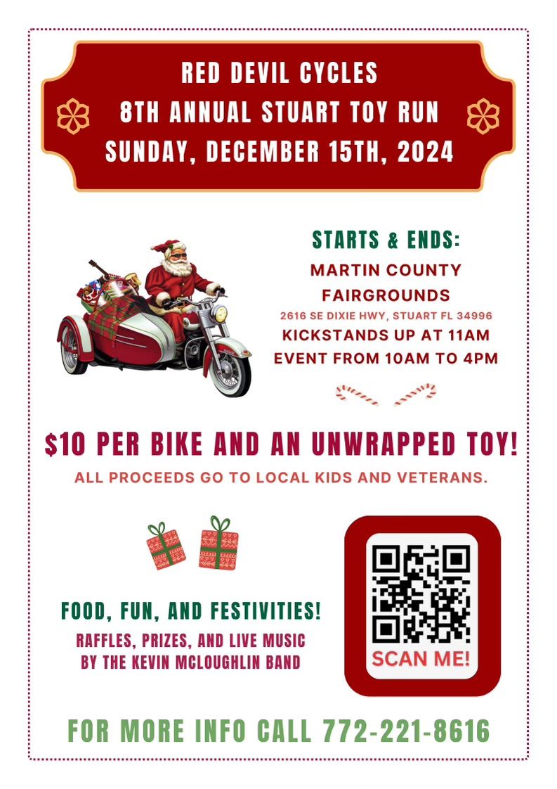 8TH ANNUAL STUART TOY RUN