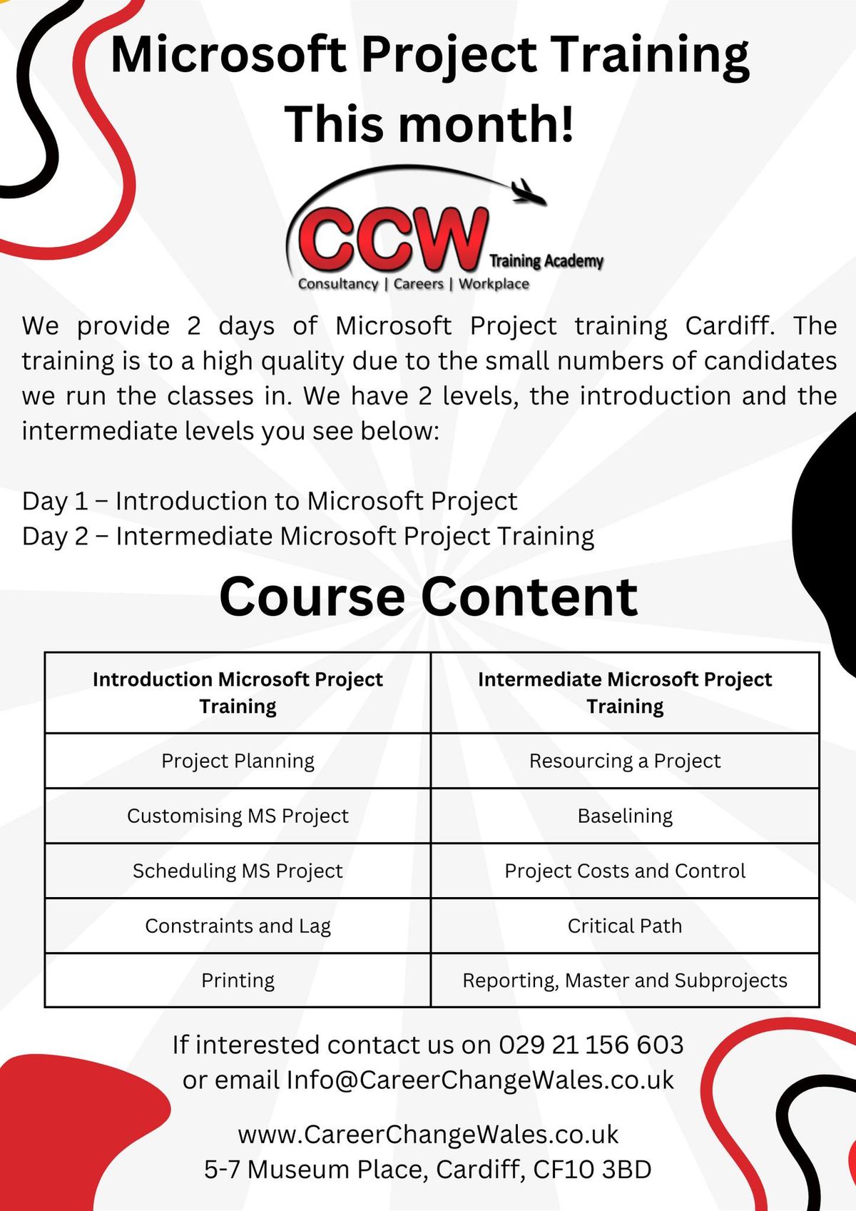 Microsoft Project Training