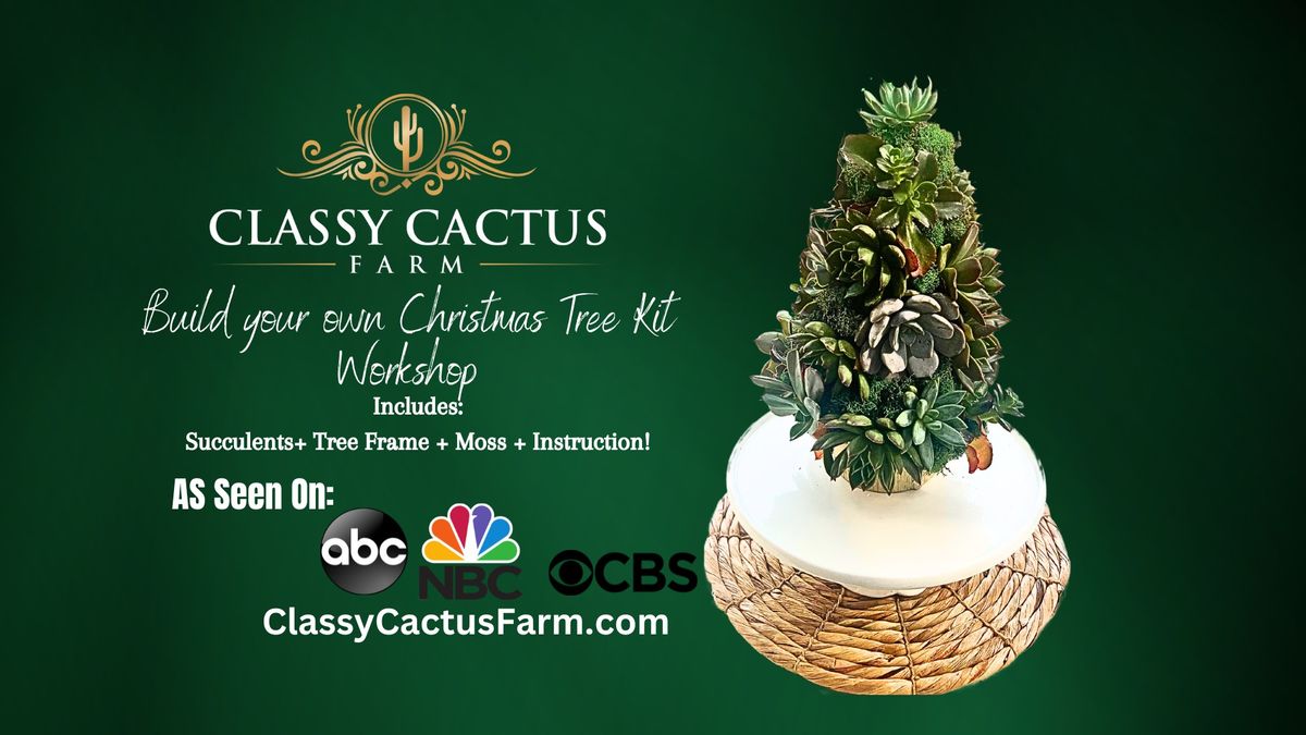 Succulent Christmas Tree Workshop