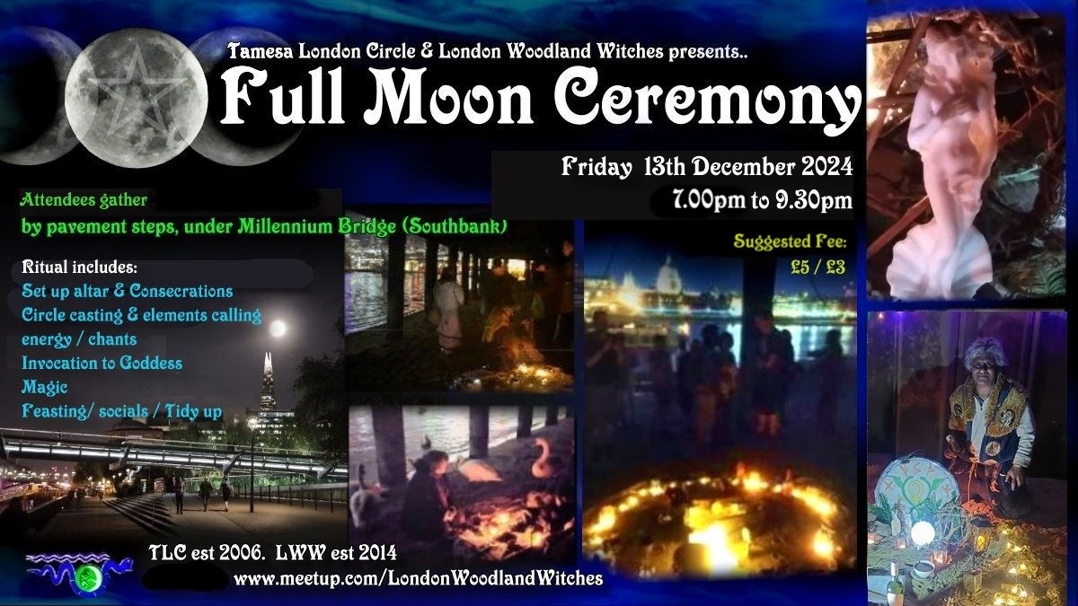 Full Moon Ritual by Thames (December 2024) London