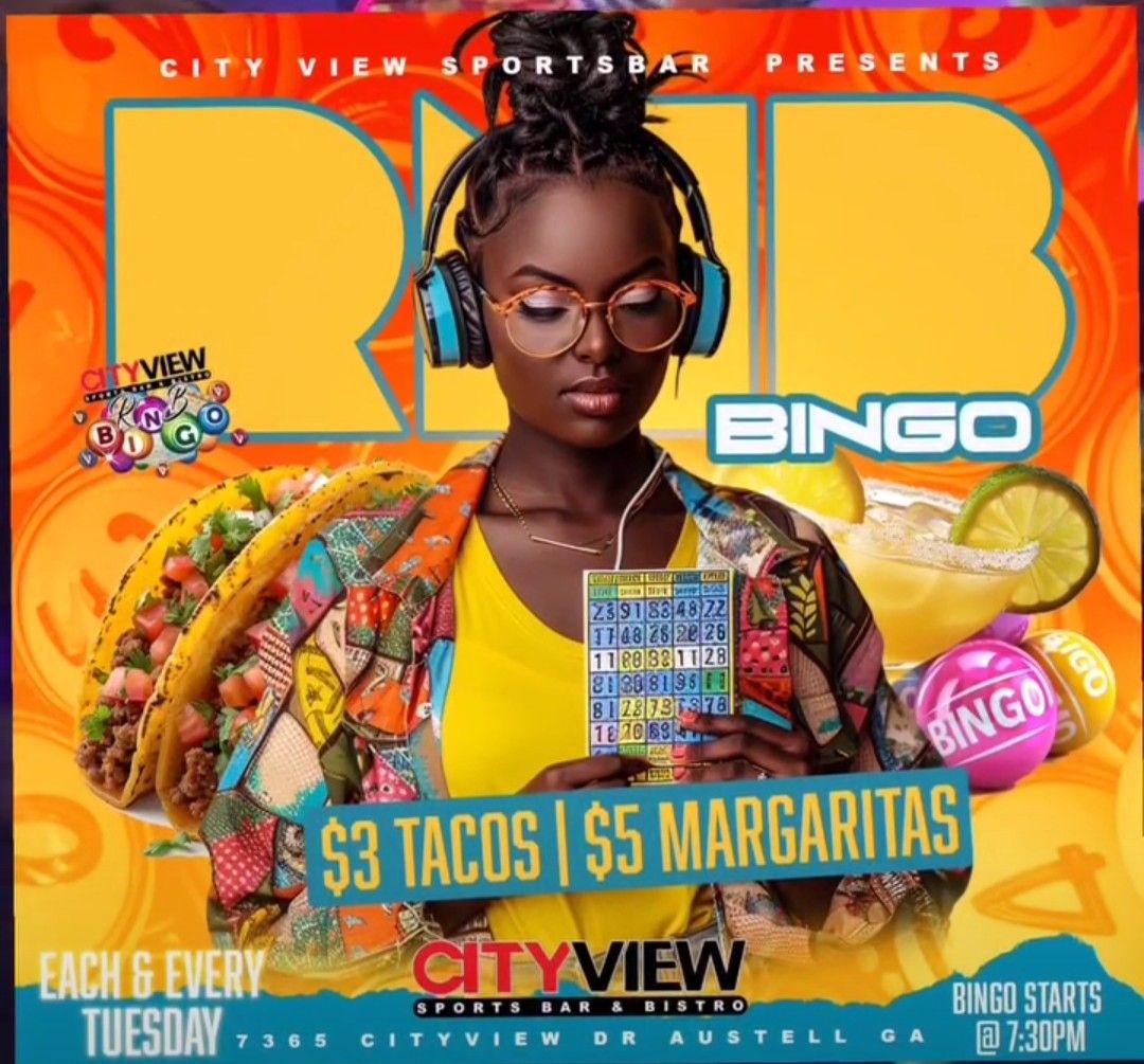 Tuesday R&B BINGO @ Cityview Sportsbar 