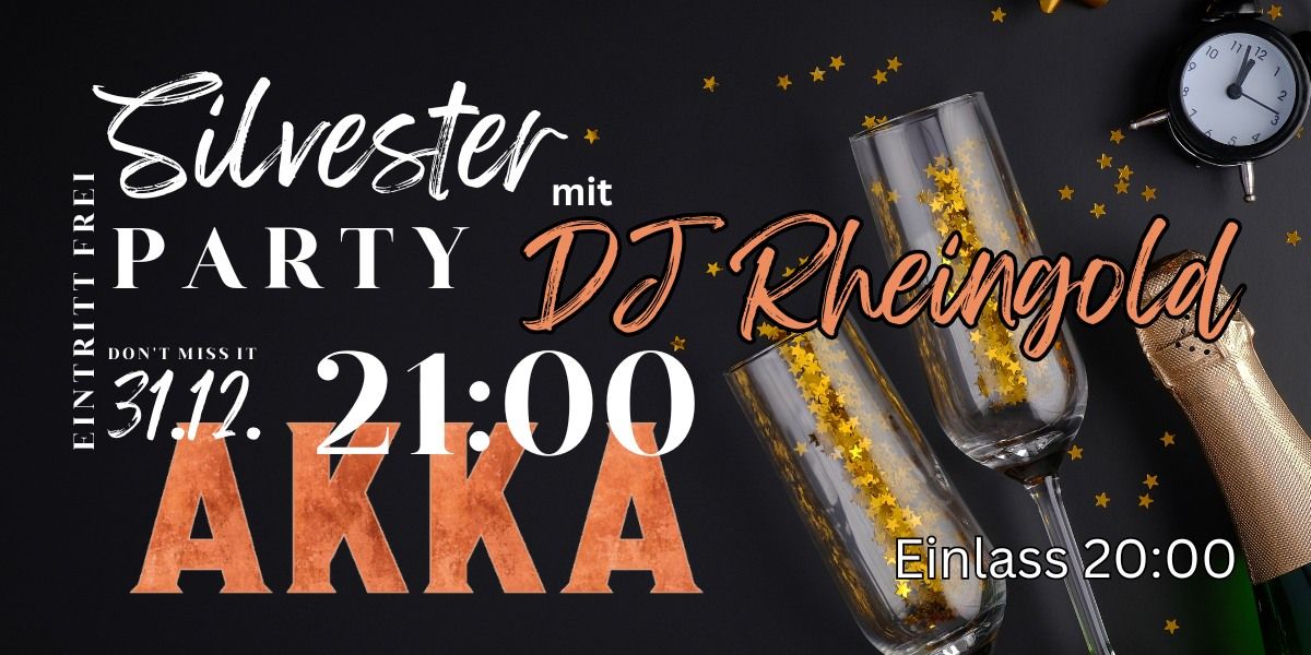 Silvester in der AKKA: DJ Rheingold