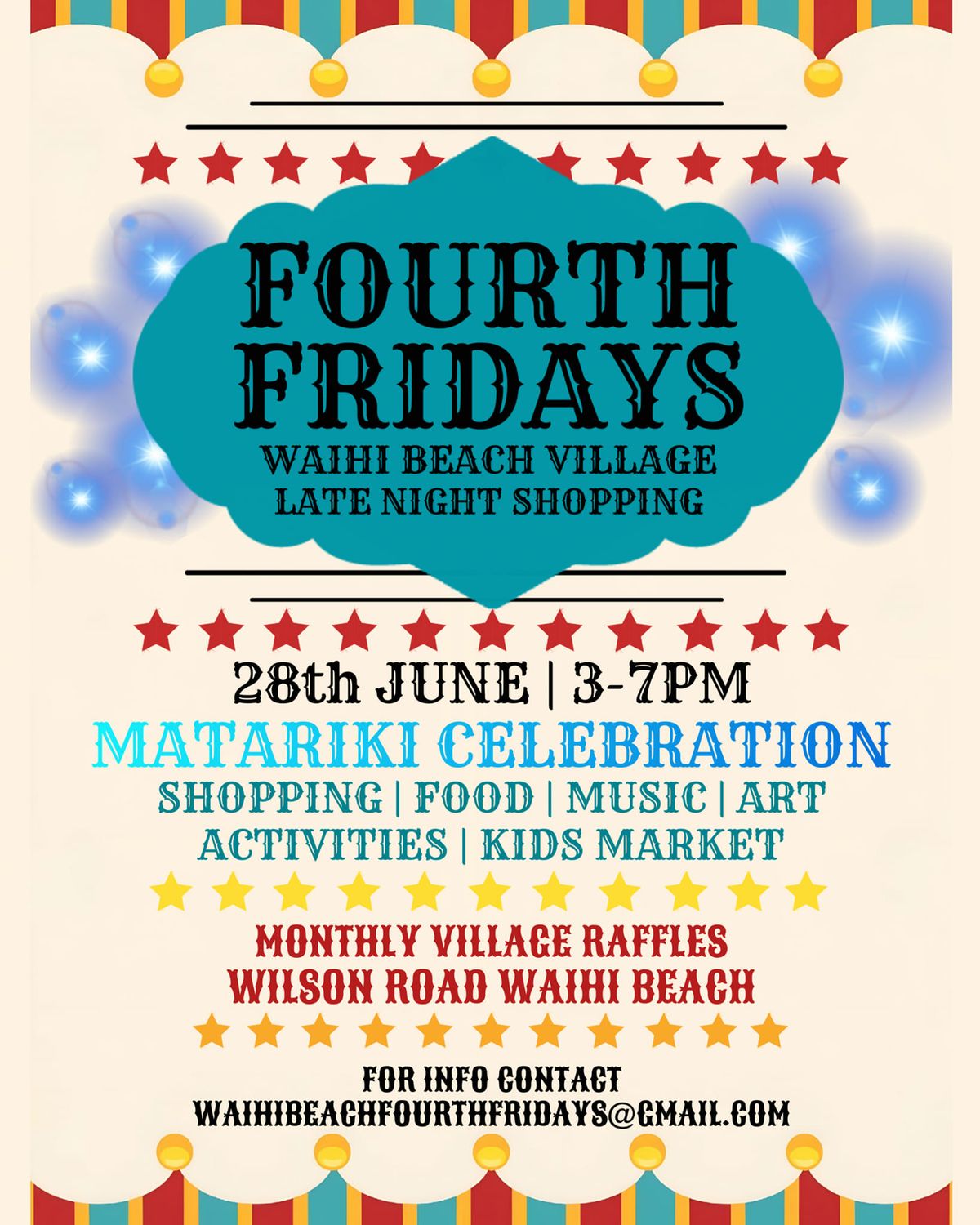 Fourth Friday's Waihi Beach Village - Matariki Celebration