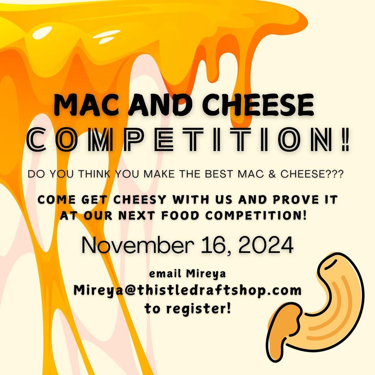 Mac and Cheese Competition