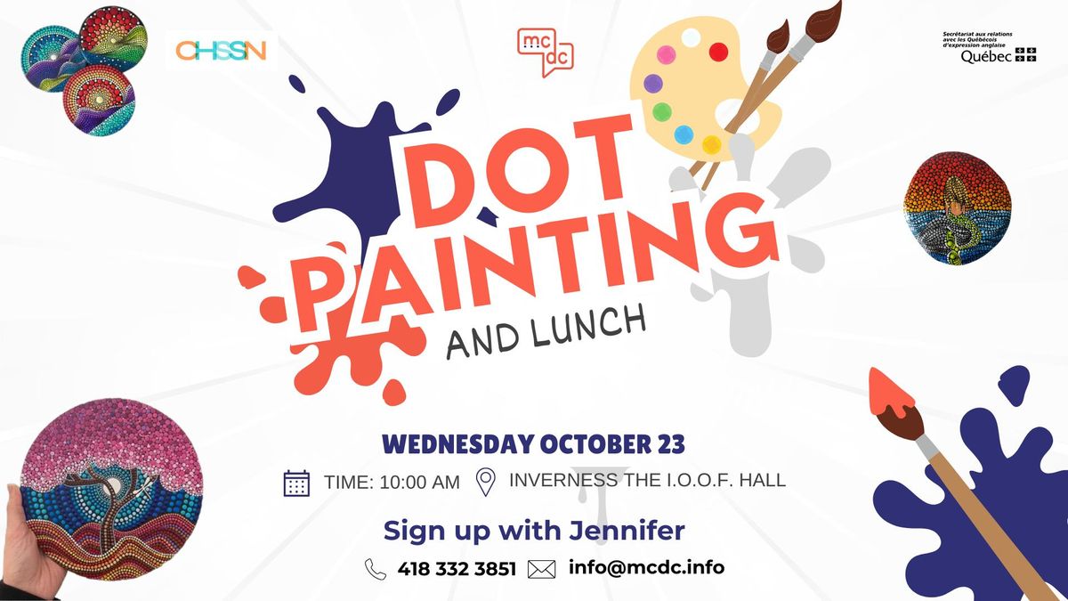  Dot Painting & Lunch