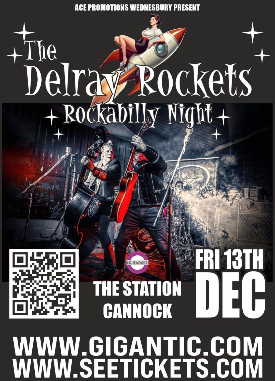 Rockabilly night with The Delray Rockets at The Station Cannock