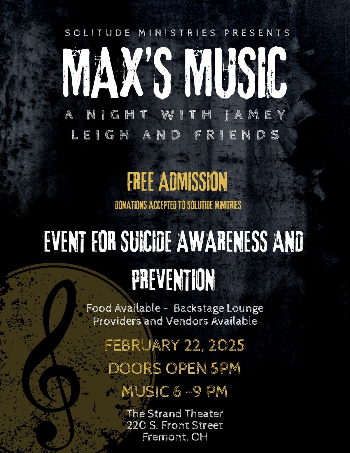 Max's Music - A Night with Jamey Leigh and Friends