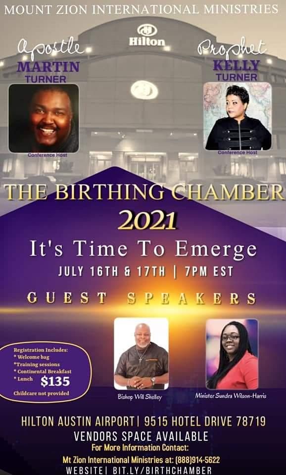 THE BIRTHING CHAMBER... IT'S TIME TO EMERGE