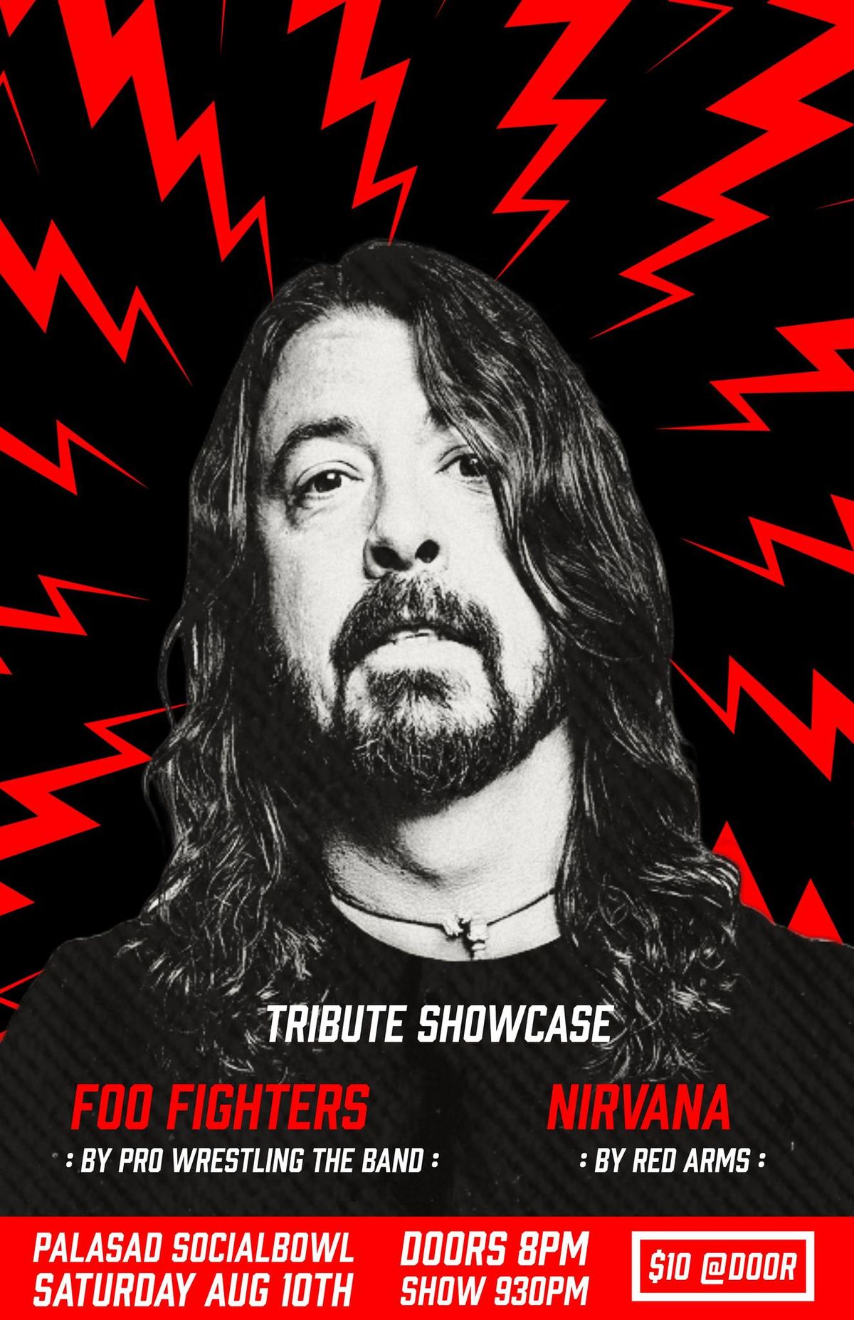 TRIBUTE NIGHT: Red Arms (as Nirvana) + Pro Wrestling The Band (as Foo Fighters)