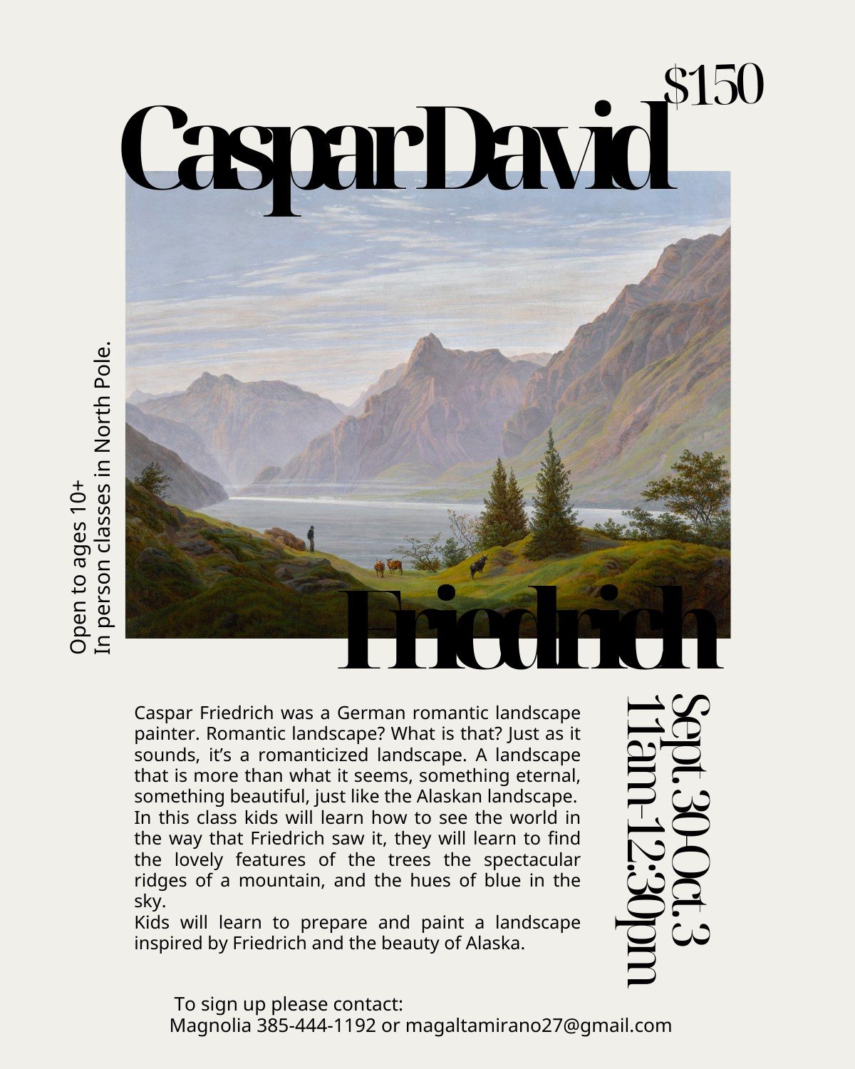 Caspar David Friedrich Painting Camp 