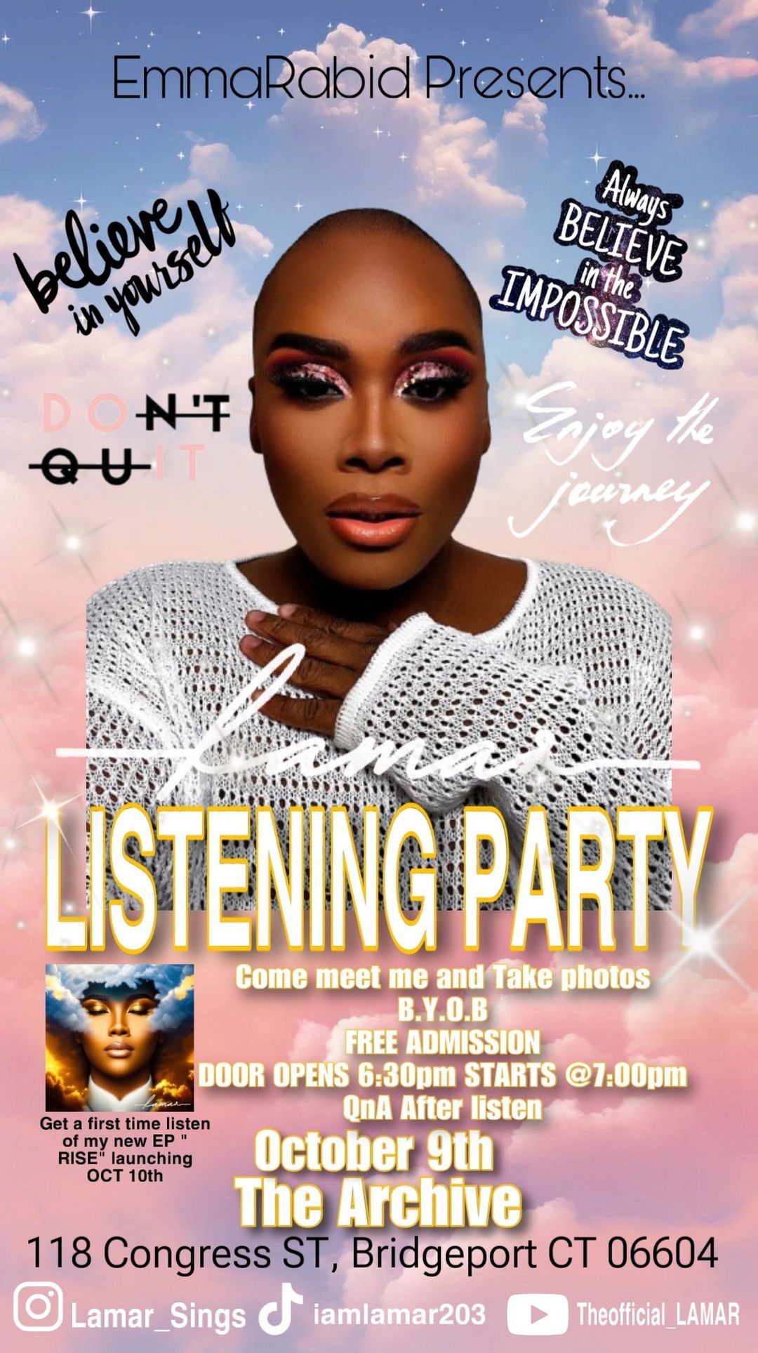 @emmarabid Presents LAMAR LISTENING PARTY \ud83c\udf89 