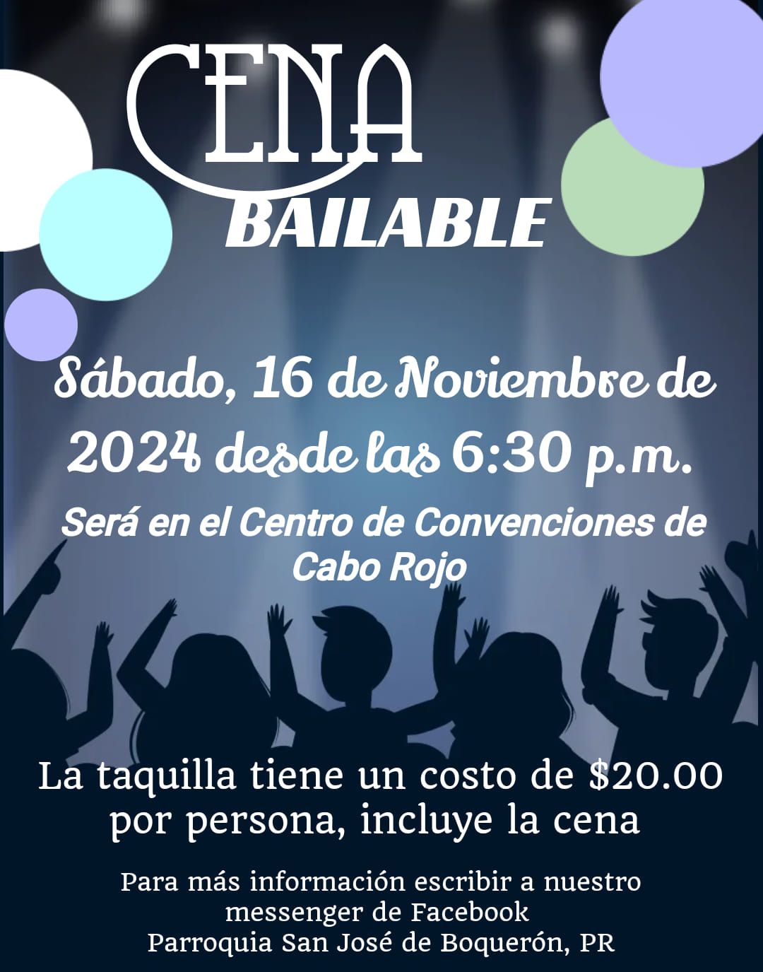 Cena Bailable 