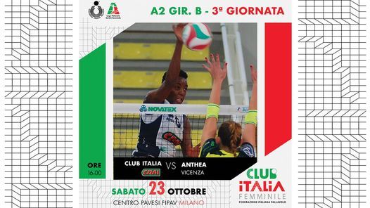 Club Italia CRAI vs Anthea Vicenza