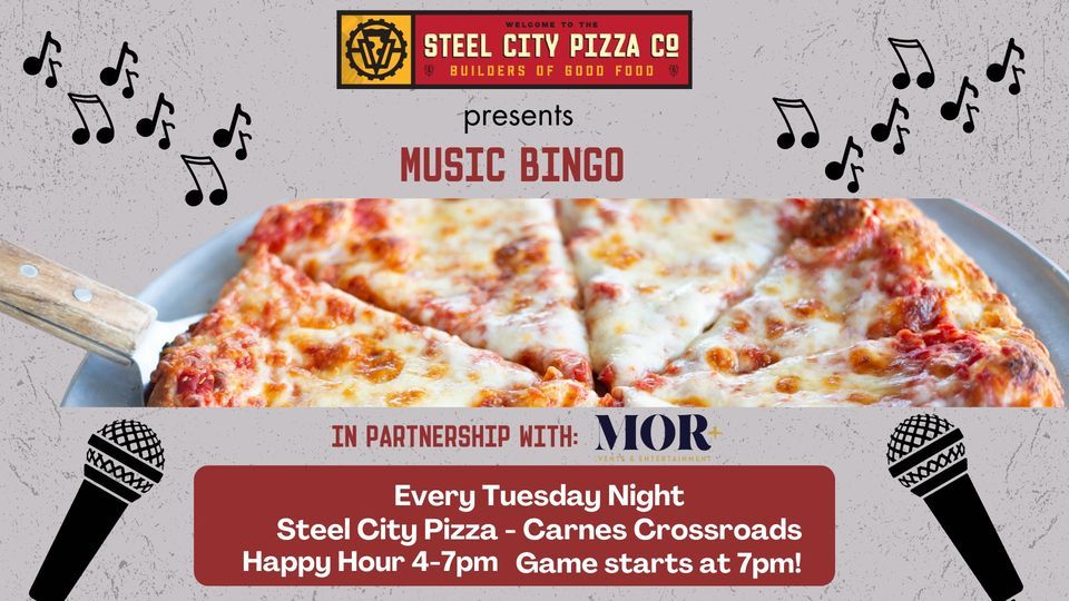 Music Bingo!, Steel City Pizza Co. (Summerville, SC), 28 June 2022