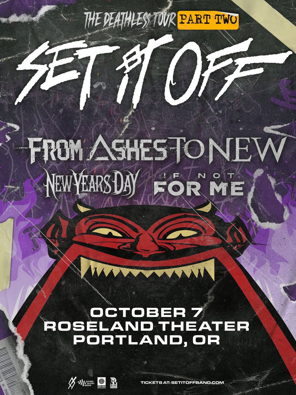 Set It Off: The Deathless Tour Pt. 2 - Roseland Theater - Portland, OR