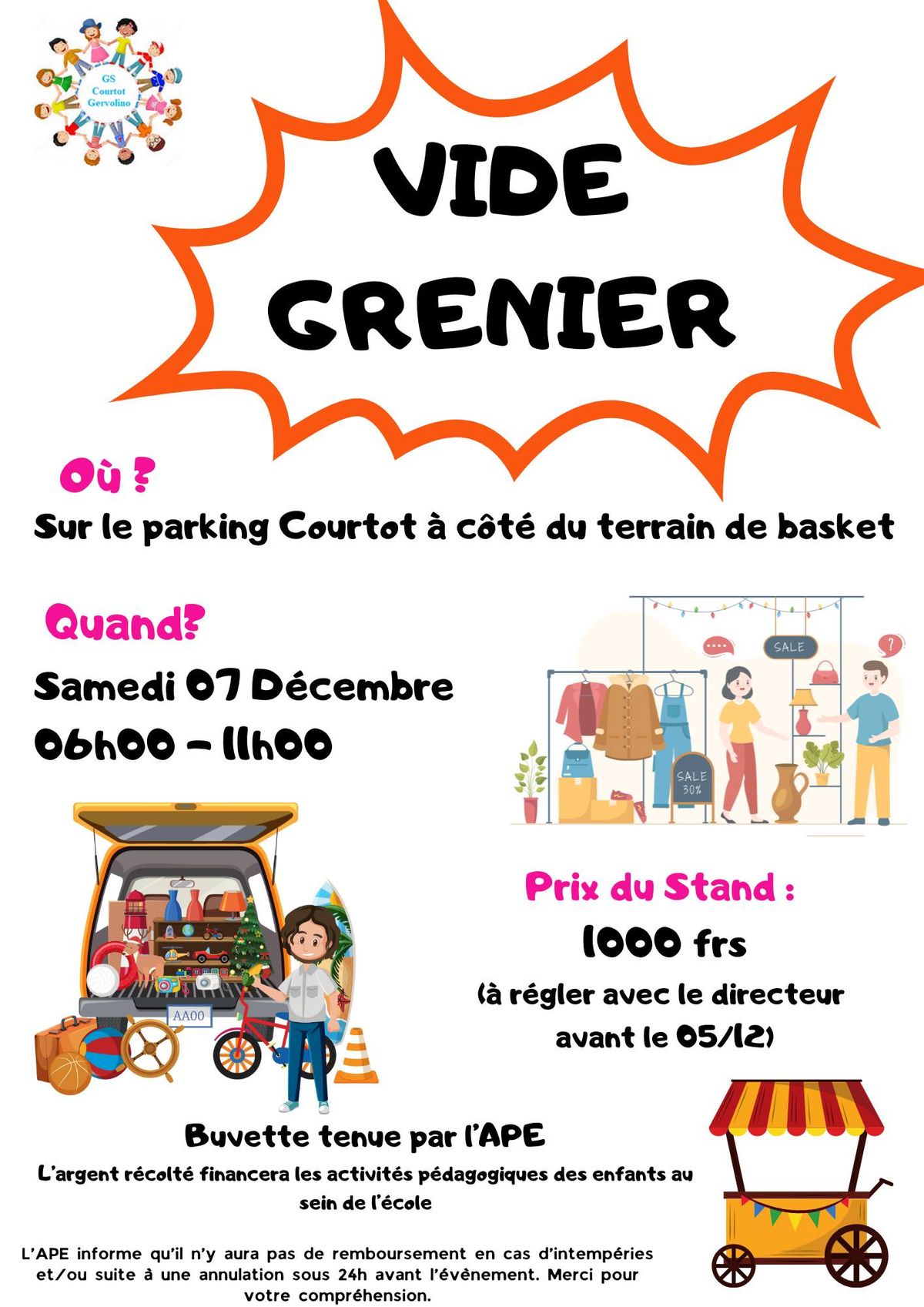 VIDE GRENIER AU 6e