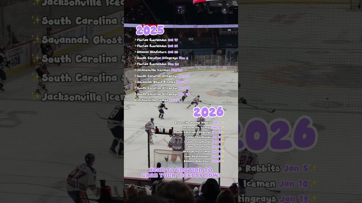 South Carolina Stingrays vs. Jacksonville IceMen