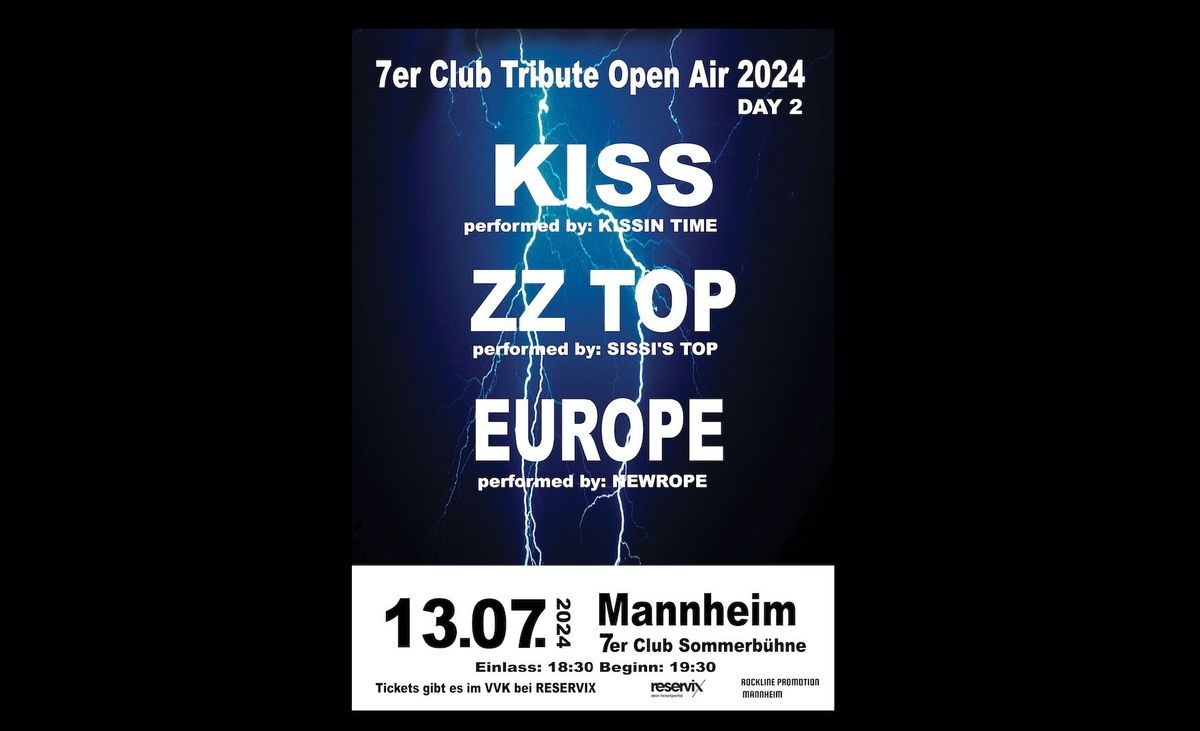 Tribute Open Air (Day 2) \u2022 KISS & ZZ Top & Europe