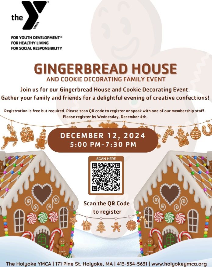 Holyoke YMCA Gingerbread House & Holiday Family Celebration 