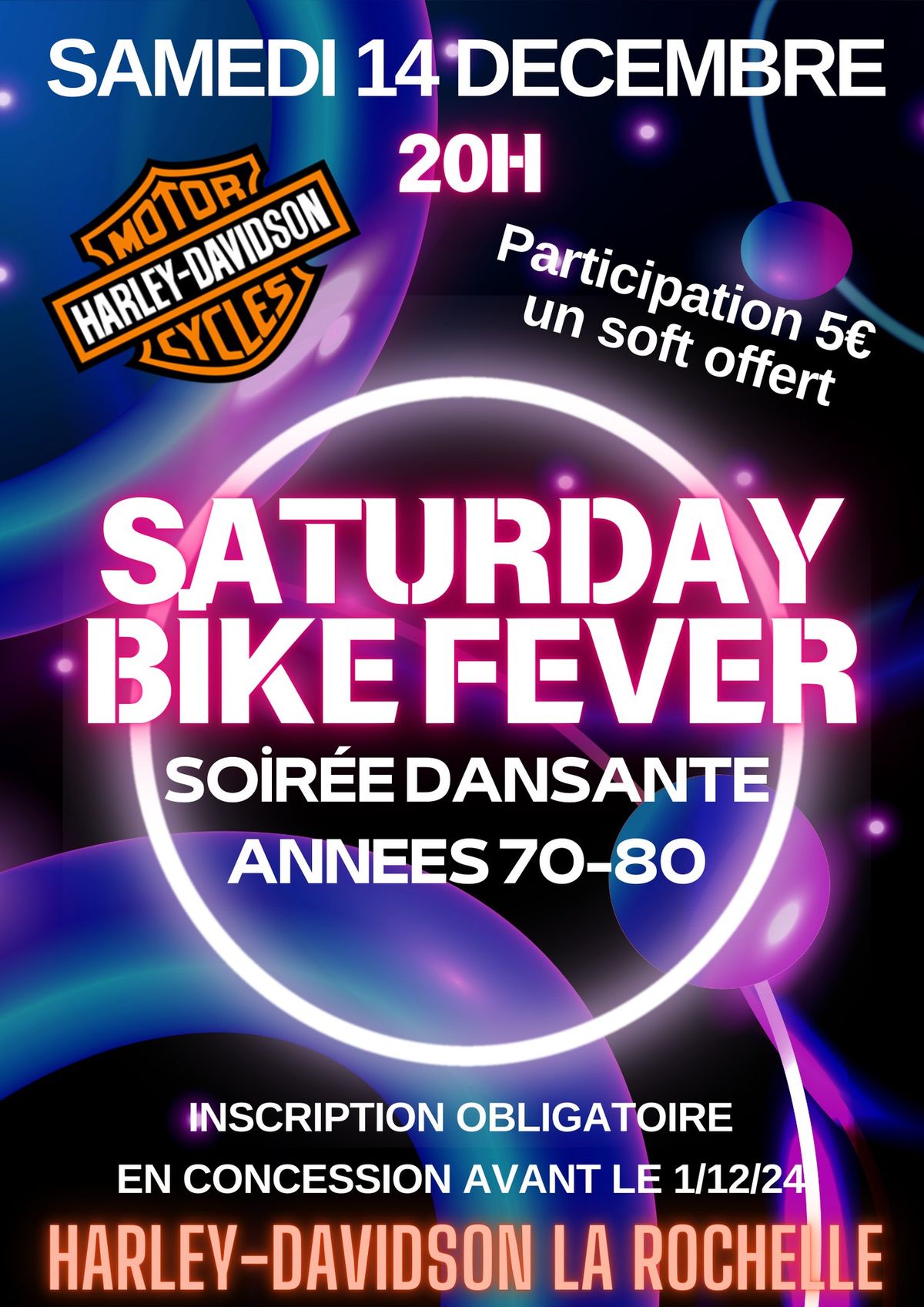 SOIREE DANCE .....SATURDAY BIKE FEVER