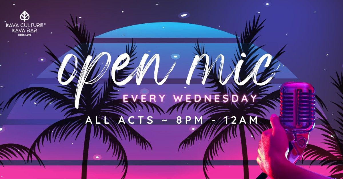 Open Mic Night | All Acts | Hosted By: Viby Ivy