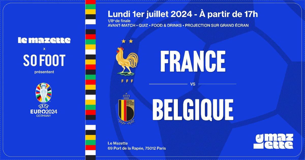 Projection France-Belgique