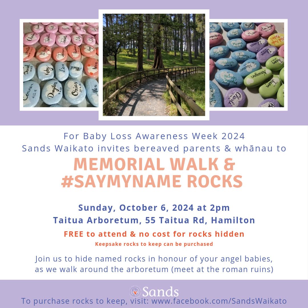 Memorial Walk & #Saymyname Rocks 2024