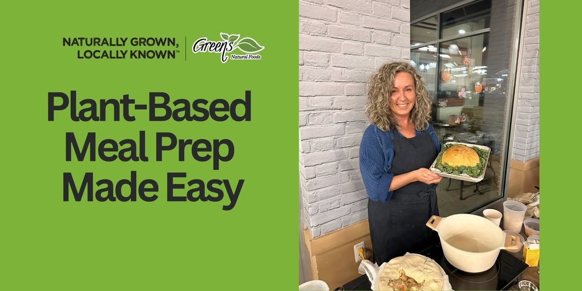 Free Cooking Class: Plant-Based Meal Prep Made Easy in Ocean