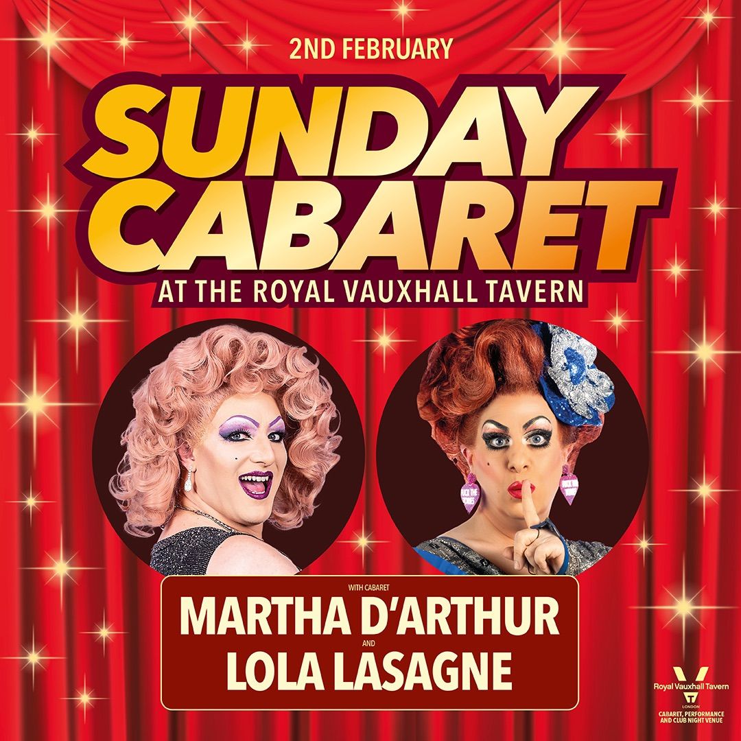 Sunday Cabaret with Martha D'Arthur and Lola Lasagne