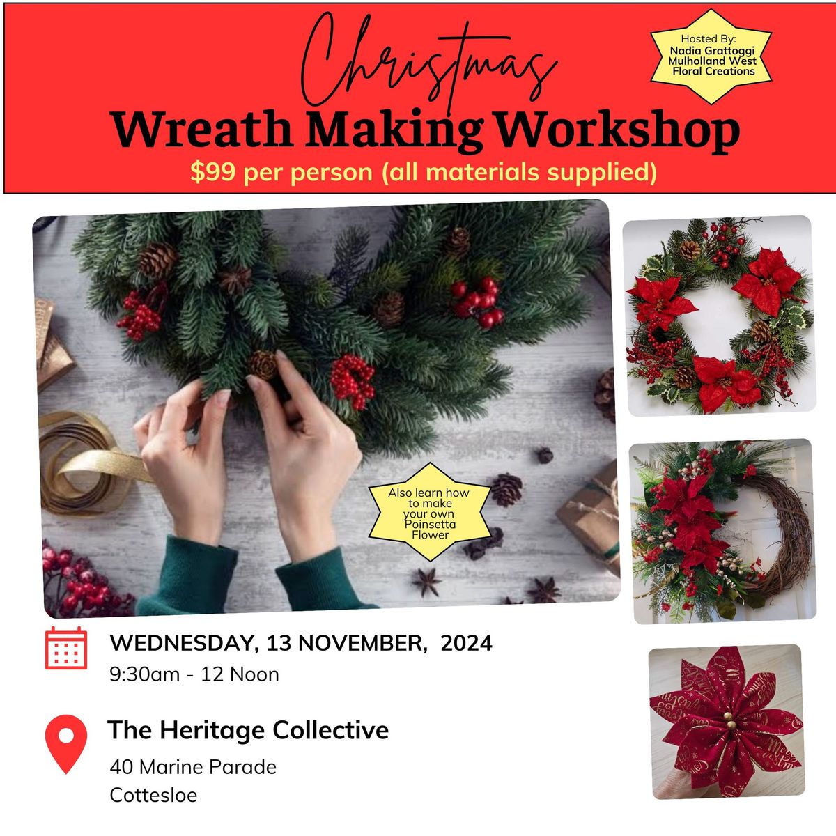 Christmas Wreath Making Workshop 