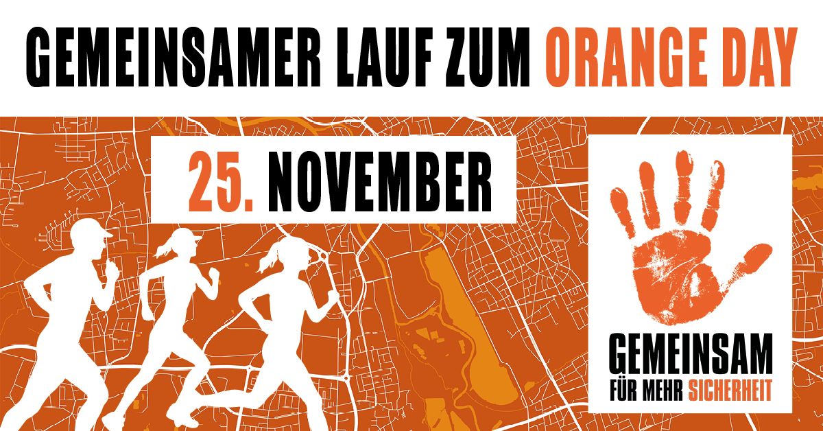 Gemeinsamer Lauf zum Orange Day