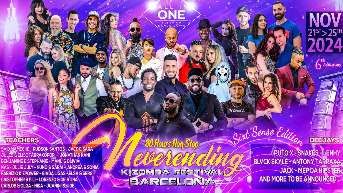 Neverending Kizomba Festival BARCELONA - 6th Ed. (Official)