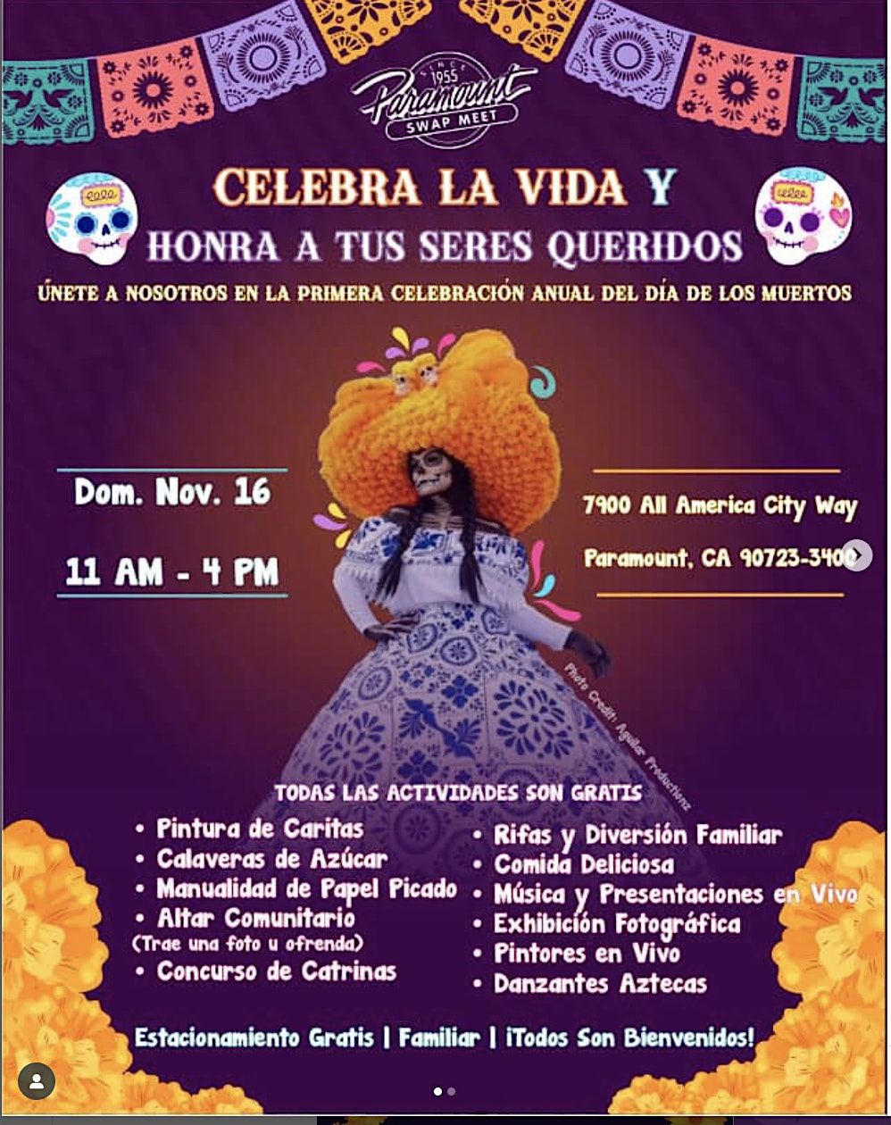 Dia de Los Muertos at Paramaount Swap Meet