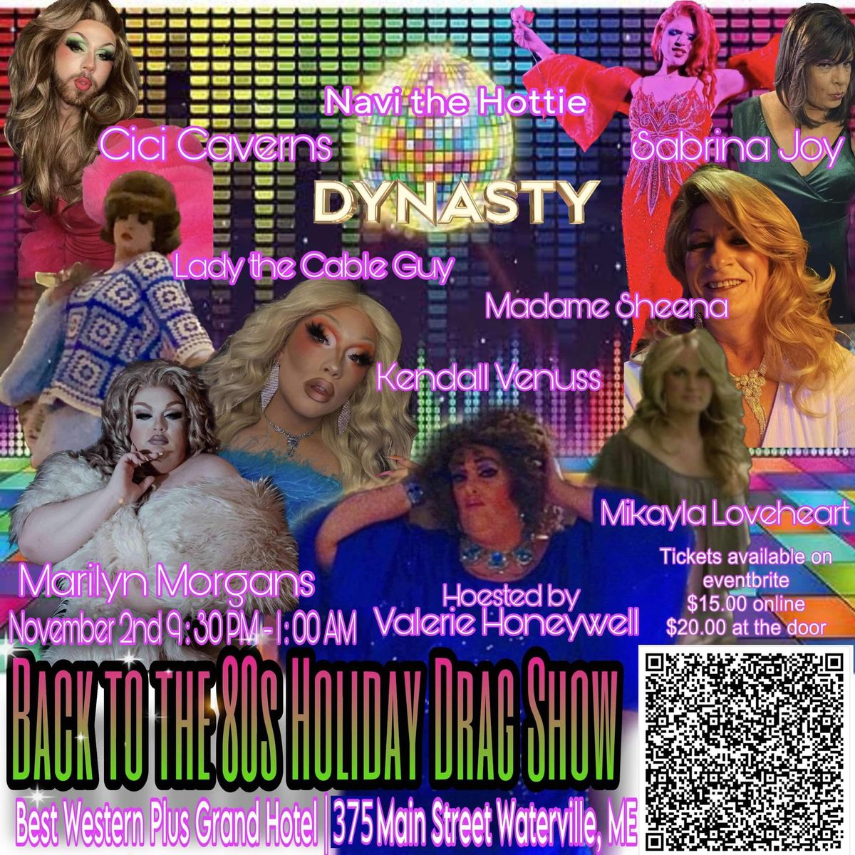 Back to the 80's Holidays Drag Show