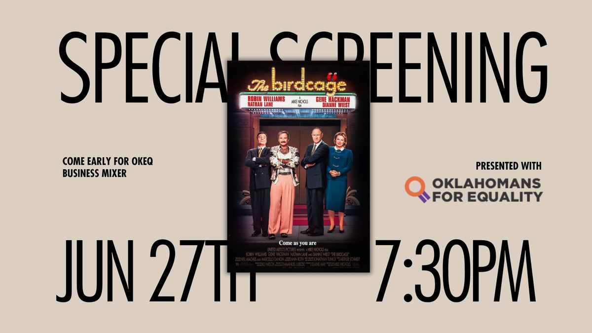 Oklahomans For Equality presents: The Birdcage