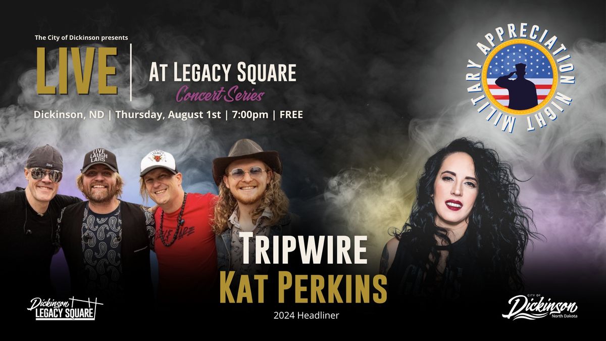 LIVE at Legacy Square Concert Series: Tripwire and Kat Perkins
