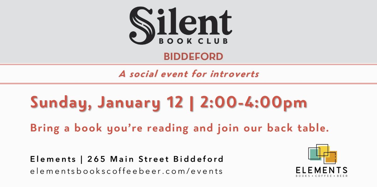 Silent Book Club Biddeford