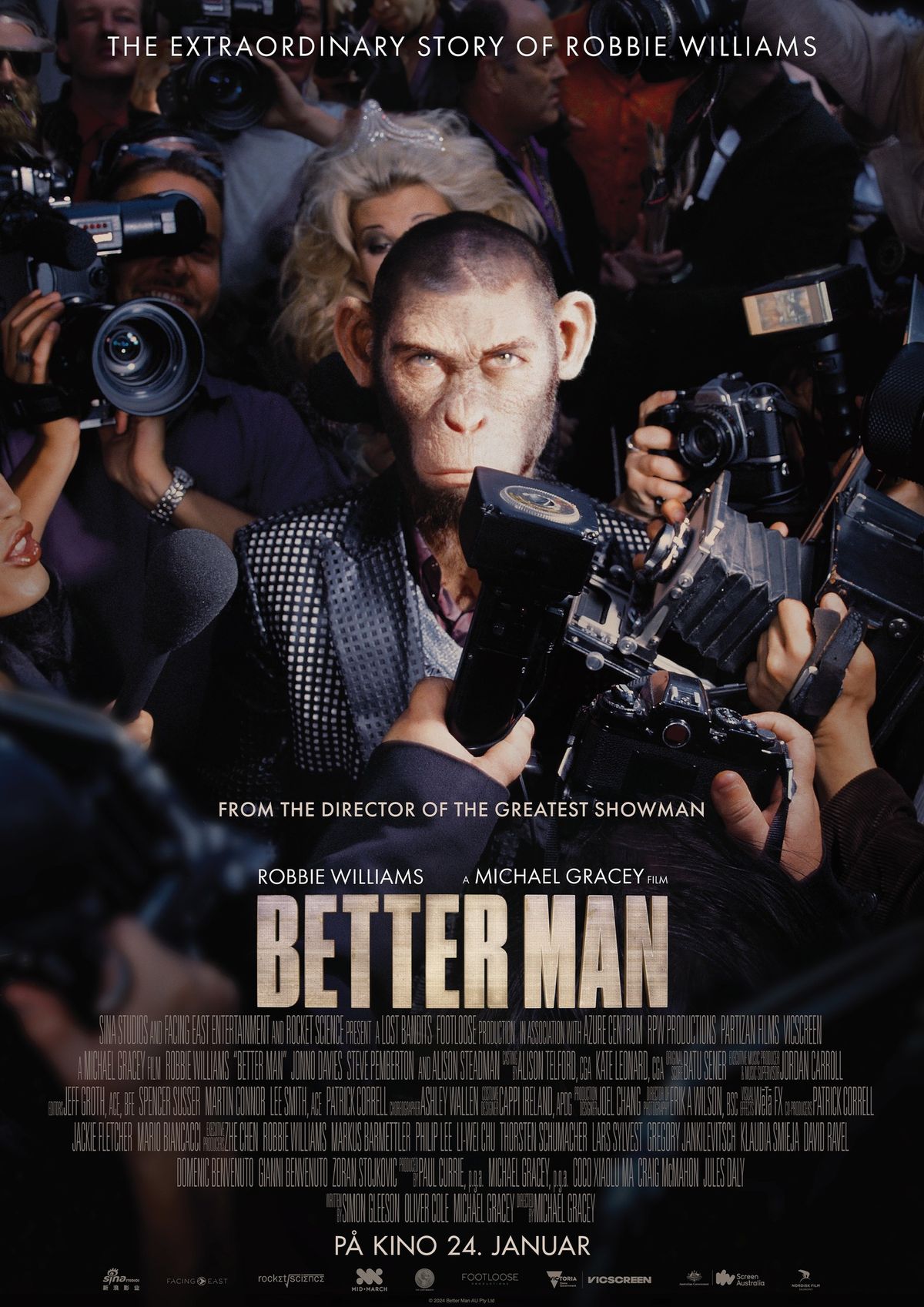 BETTER MAN - Filmen om Robbie Williams \/\/ Premierefest p\u00e5 Bergen Kino! 