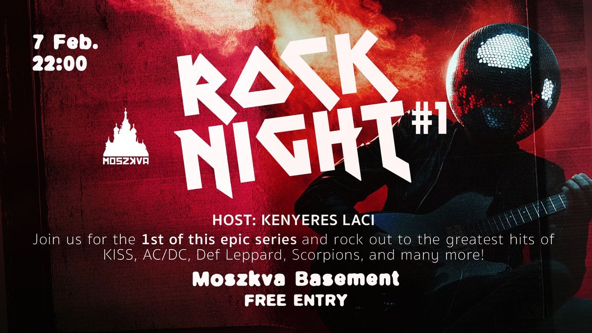 Rock Night #1 | Host: Kenyeres Laci \ud83c\udfb8