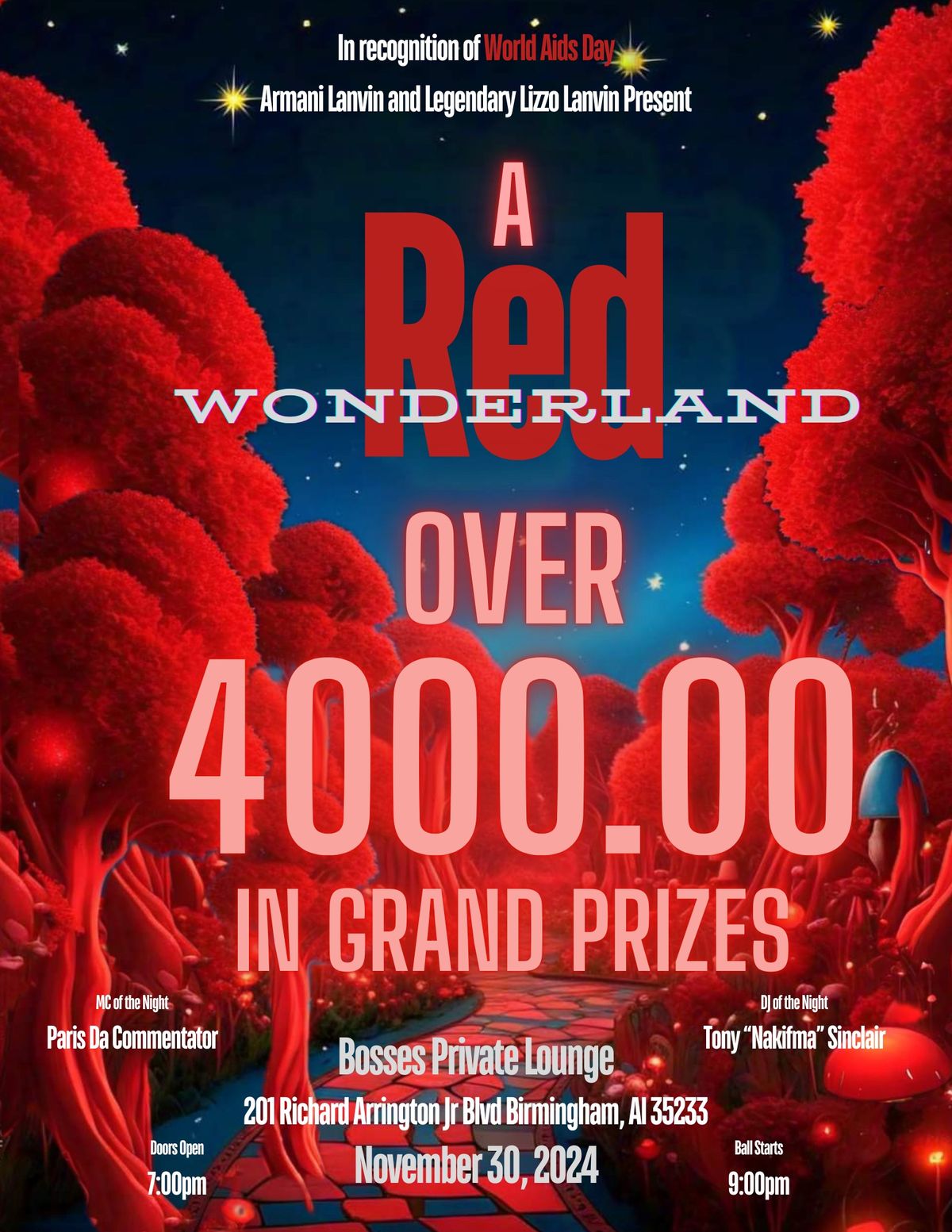 A Red Wonderland Ball