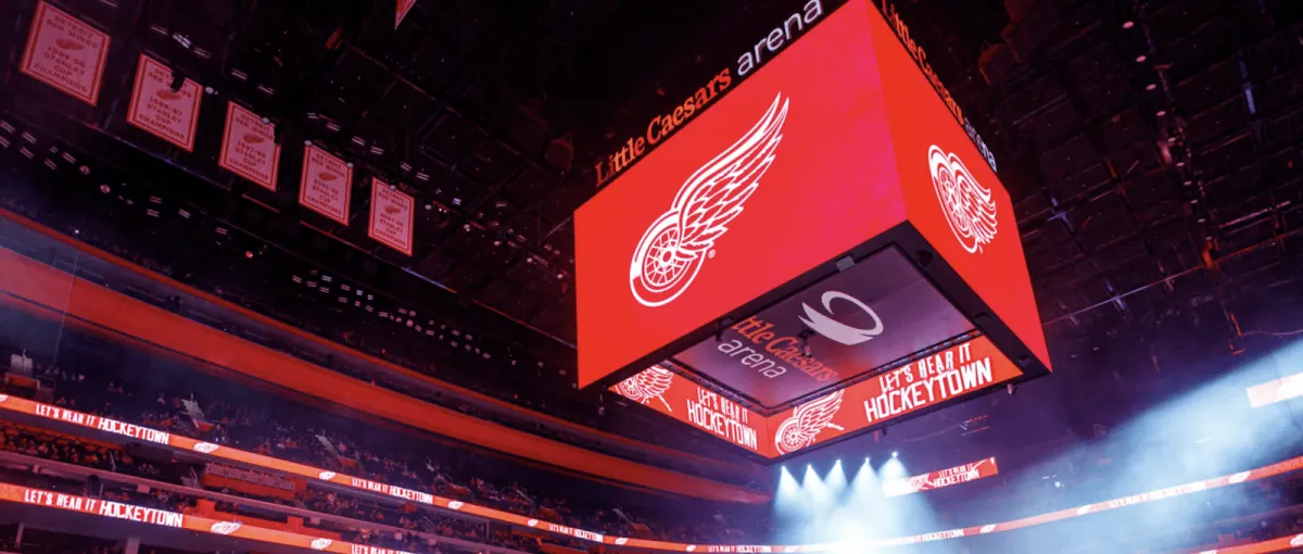 Parking Vegas Golden Knights at Detroit Red Wings