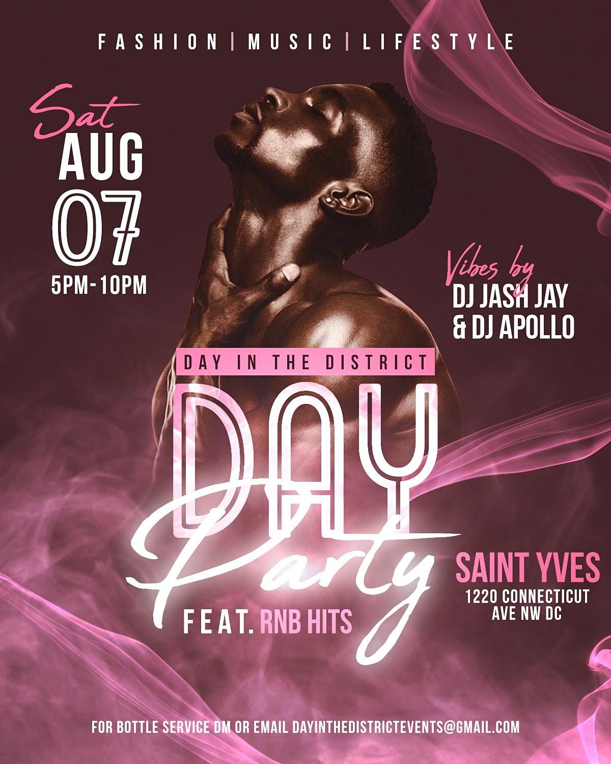 DAY IN THE DISTRICT:  SATURDAY DAY PARTY AT ST YVES