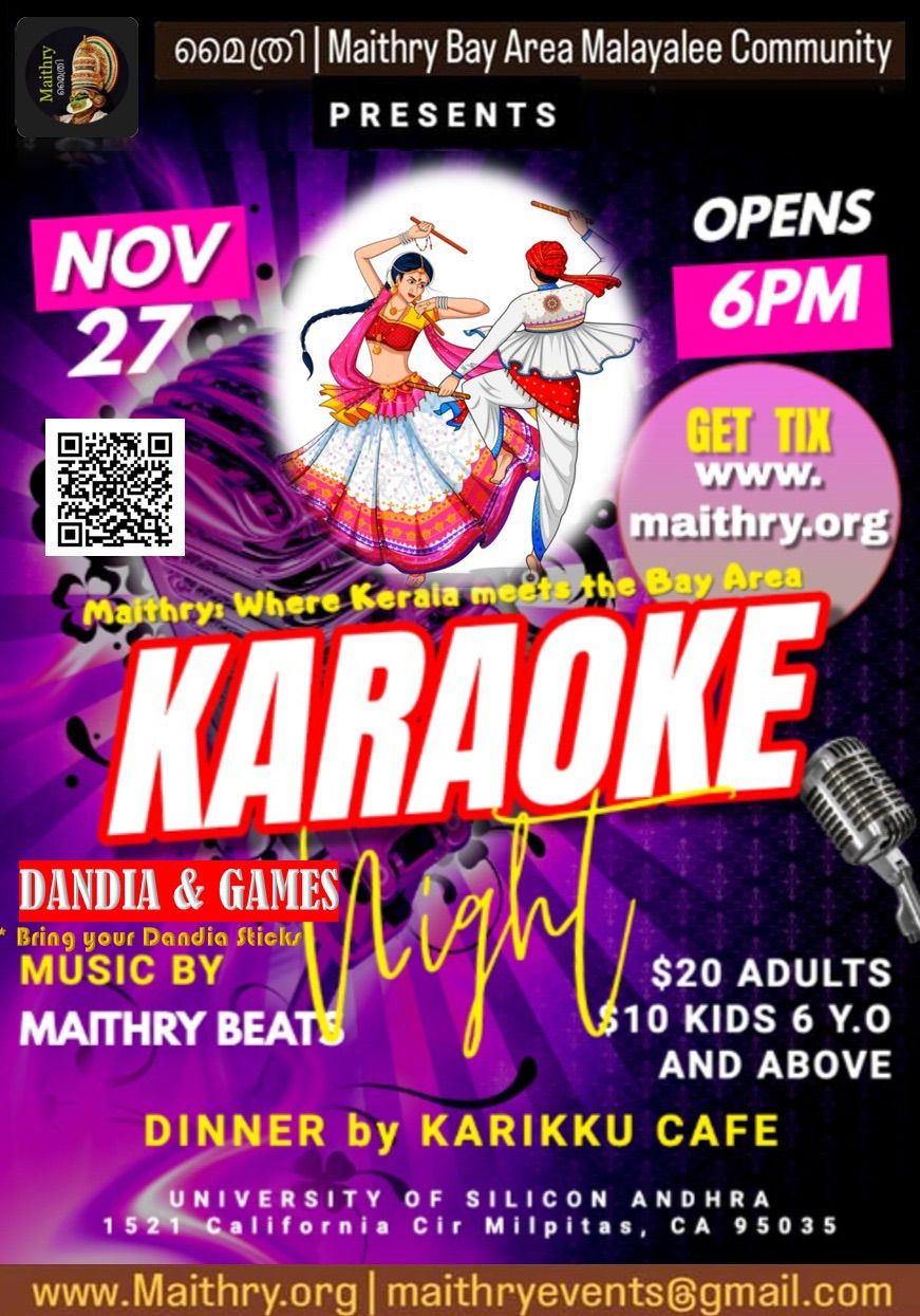 Maithry Karaoke Night Nov. 27