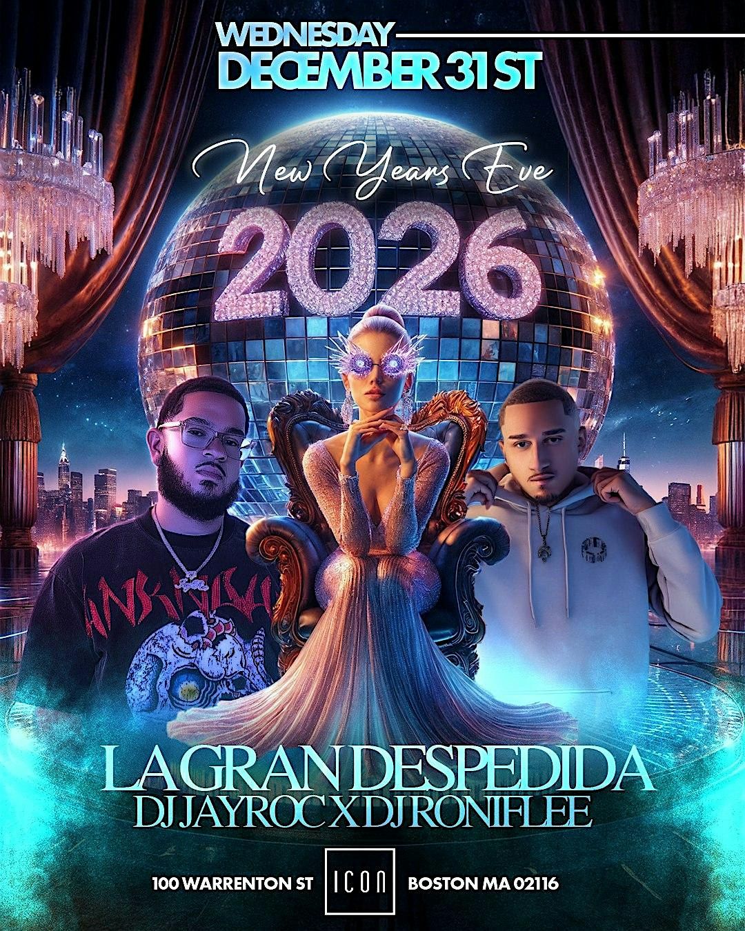 NYE 2026 @ICON :LA GRAN DESPEDIDA
