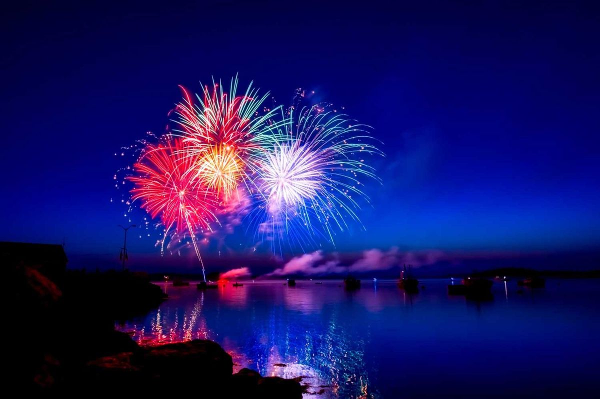 Cruise to Jamestown\u2019s Independence Day Celebration Fireworks, from Newport