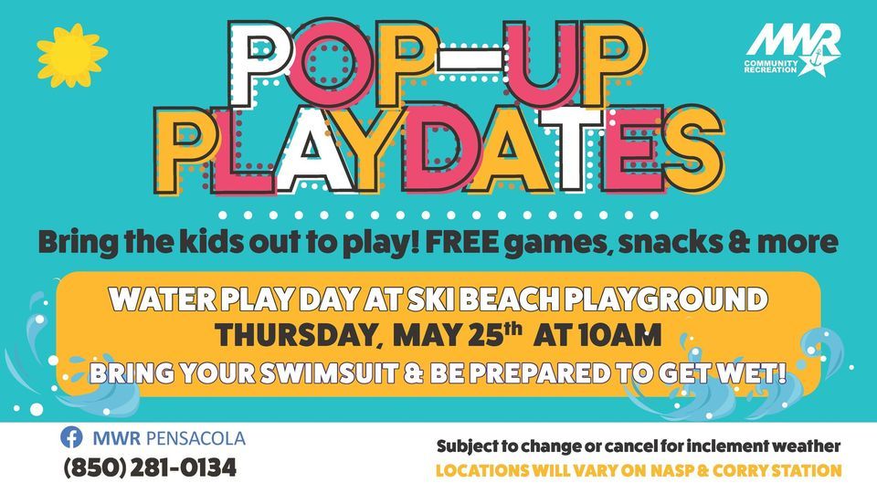 Pop-up Playdate-Water Play Day