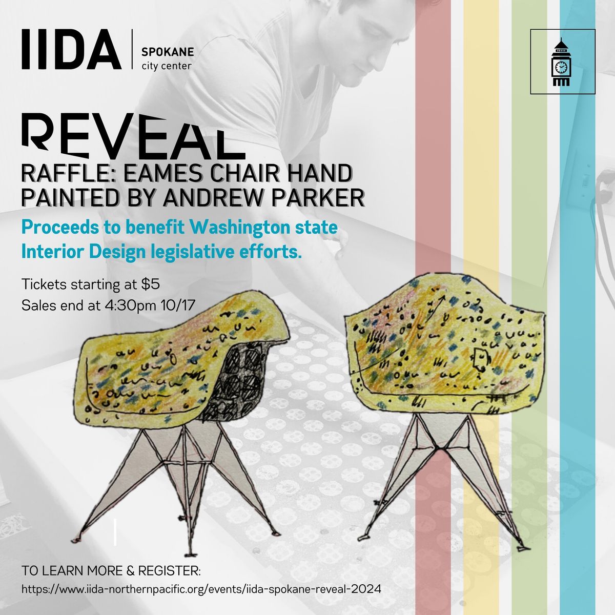 REVEAL RAFFLE: Hand Painted Eames by Andrew Parker PRE-SALE NOW!