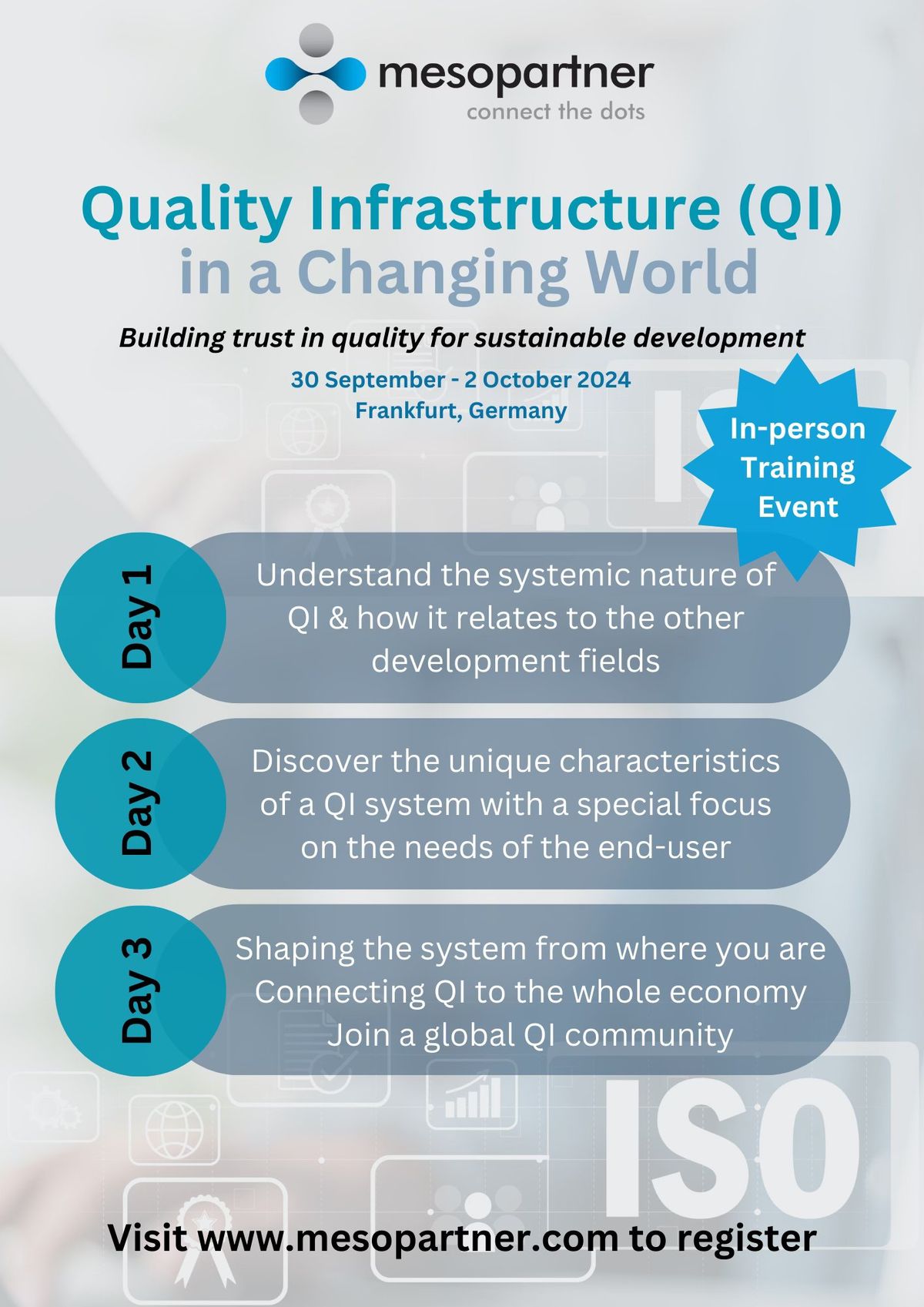 Quality Infrastructure in a Changing World