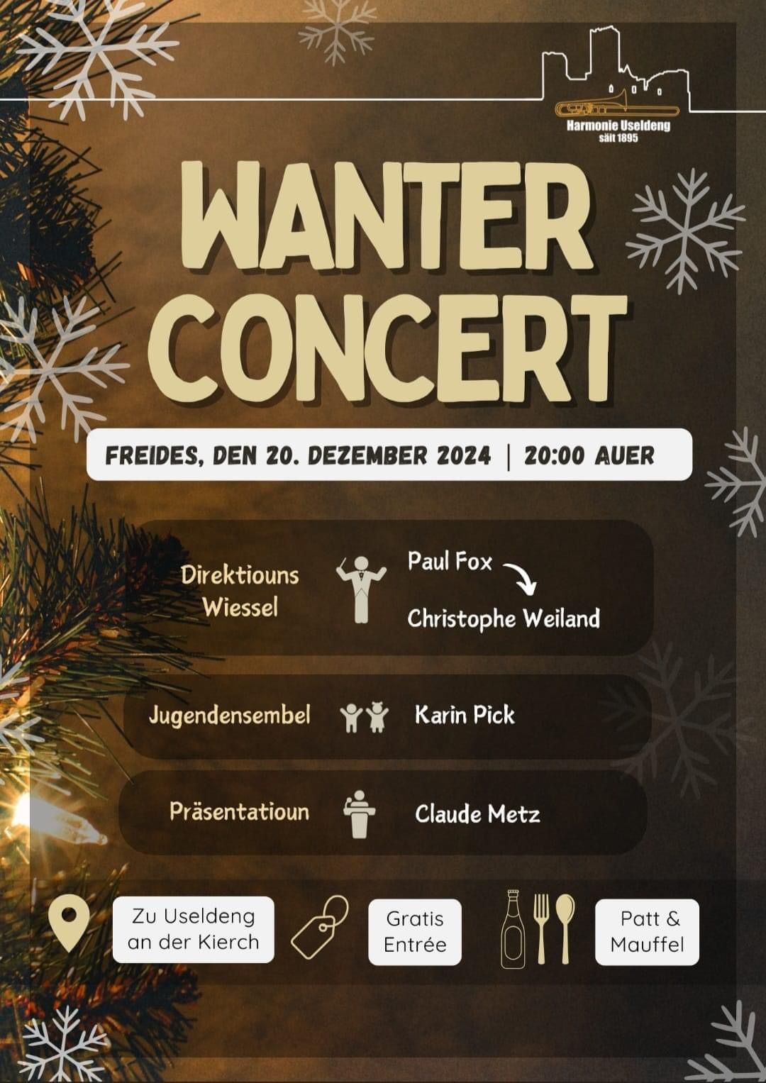 Wanterconcert 2024 Harmonie Useldeng