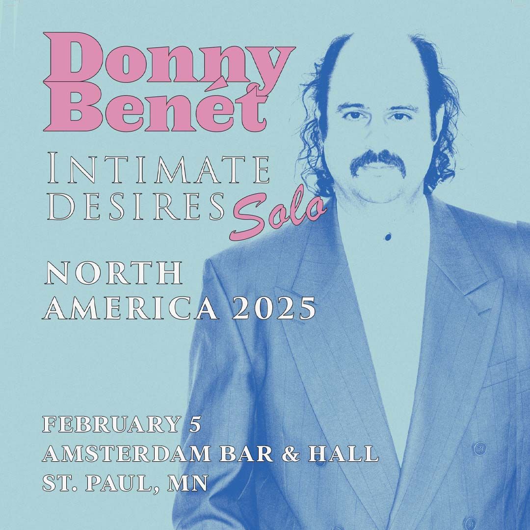 Donny Benet at Amsterdam Bar and Hall